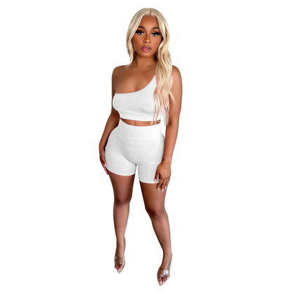 Women’s Sleeveless High Waist Summer Set
